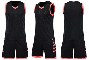 Conjunto de Uniforme de Baloncesto Personalizado 2024 de Alta Calidad para Adultos, Transpirable, Talla Grande, de Secado Rápido con el Último Diseño - Product Image 3