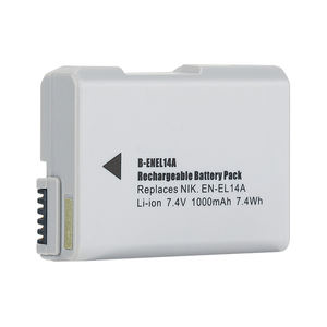 <span class=keywords><strong>Batterie</strong></span> d'appareil photo numérique Li-Ion <span class=keywords><strong>EN</strong></span>-<span class=keywords><strong>EL14A</strong></span> 7,4 V 1000 mAh certifiée CE rechargeable <span class=keywords><strong>en</strong></span> stock - Product Image 2