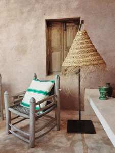 Lampe suspendue en osier de jonc de mer naturel écologique, abat-jour en jonc de mer, produits faits à la main, fabriqués au Vietnam - Product Image 6