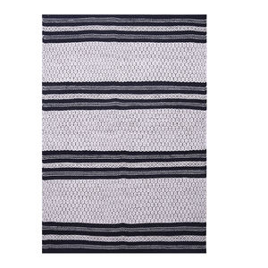 Grand tapis en cuir indien traditionnel en coton écologique tissé à la main tapis antidérapant pour salon cuisine personnalisé moderne - Product Image 1