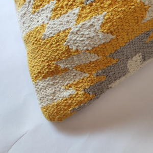 Housse de coussin en lin tissé, décoration de la maison, tissu doux, pour salon, chambre à coucher, de styliste Kilim, fait à la main, moderne, 50 - Product Image 5