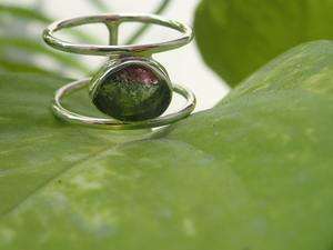 Bague élégante légère en argent sterling 925 pour femme incrustation de pierres précieuses en tourmaline pour une utilisation quotidienne ou événementielle - Product Image 6