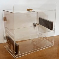 Humidificateur classique en plexiglas à 2 couches Conception en plastique durable pour une utilisation durable