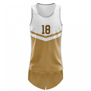 Conjunto Deportivo de Camiseta sin Mangas para Correr, Sublimación Completa, Uniforme de Atletismo de Secado Rápido, Camiseta y Pantalones Cortos para Jóvenes - Product Image 1