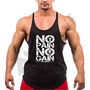 Camiseta sin mangas de gimnasio para hombre, diseño personalizado, OEM - Product Image 5