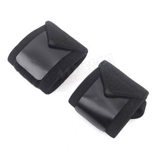 Serre-tête personnalisable pour homme, enveloppe de poignet, mode fitness, macramé, ensemble de fitness, épais noir, soutien-gorge croisé - Product Image 5