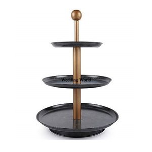 Soporte de pastel de metal de diseño árabe con borde hecho a mano soporte de pastel de diseño único soporte de pastel de metal decorativo más vendido - Product Image 6