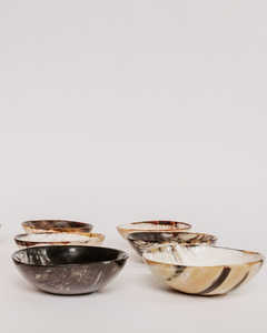 Bol en corne et bol à soupe en corne kraft de différentes tailles et au mieux poli pour salade en corne de légumes et de fruits - Product Image 6