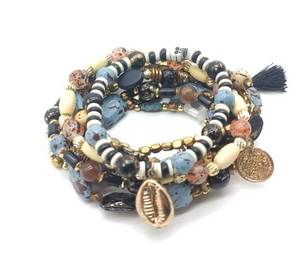 Hecho a mano personalizado chapado en oro Boho colorido japonés Miyuki Beads Tila Tile pulsera para mujeres regalo de compromiso - Product Image 3