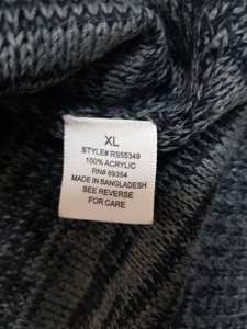 Pulls décontractés à col rond pour femmes, en acrylique extensible, à manches longues, de marque, style nouveau, provenant de stocks de vêtements. - Product Image 4