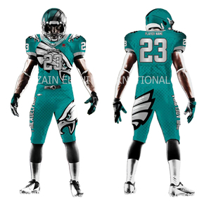 Maqueta gratis uniforme de fútbol americano aparejos de fútbol sarga más tamaño sublimación uniformes para adultos - Product Image 1
