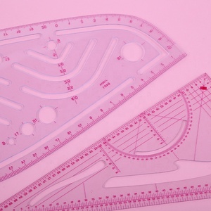 Règle de couture en plastique <span class=keywords><strong>MCZ</strong></span>-64 en gros, règle de courbe française pour vêtements, règle de dessin, règle de courbe française pour couturier - Product Image 6