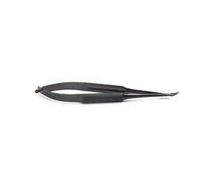 Soporte para microagujas, Puntas curvadas suaves de 0,6mm, recubrimiento negro, 12 cm - Product Image 5