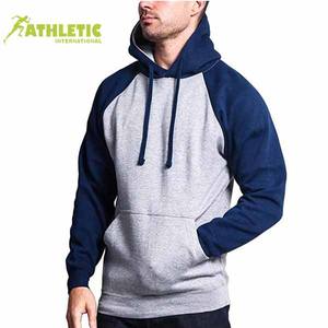 Sweat à capuche bleu et noir pour hommes fabrication de vêtements pull personnalisé Gym Fitness manches longues poche kangourou polaire homme sweats à capuche 2025 - Product Image 6