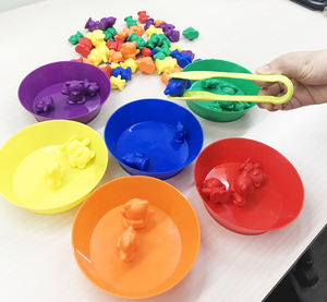 Cuenco de plástico para clasificar, educativo, colorido - Product Image 5