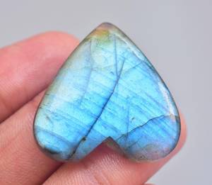 Beautiful Flash Labradorite <b>Heart</b> Gemstone <b>Heart</b> <b>Shape</b> Loose Gemstone - Product Image 6
