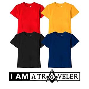 Ropa masónica personalizada, camisas transpirables de media manga, Camiseta holgada de algodón con cuello redondo estampada para hombre - Product Image 6