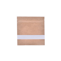 Sac de pochette en papier kraft biodégradable personnalisé avec fermeture éclair Fabricant