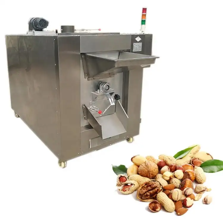 Lehao большая емкость 300 кг в час газовый Электрический грецкий орех арахисовый каштан кунжут жаровня для орехов оборудование для обжига