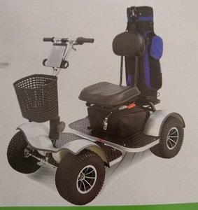 Carrello da Golf Elettrico Monoposto Pieghevole Smontabile con Maniglia a T - Product Image 6