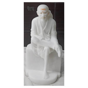 Makrana-Idol sentado en el trono, mármol, Sai, Baba, God - Product Image 1
