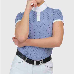 Haute qualité femmes chemises d'équitation couche de base haut spectacle chemise vêtements de sport vêtements équestres personnalisés en gros chemise d'équitation - Product Image 4