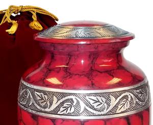 Urns งานศพโกศสีแดง,อุปกรณ์งานศพโกศสำหรับผู้ใหญ่ตกแต่งบ้านและโรงแรม - Product Image 4