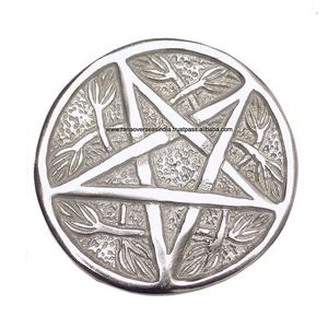 Aluminium Pentagram Durable Aromatic <b>Incense</b> <b>Sticks</b> Burner <b>Holder</b> in Round Shape <b>for</b> Office and Home - Product Image 1