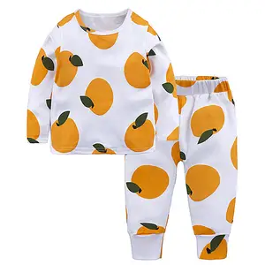 Wholesale Baby Boys Girls Long Sleeve Sleepwear Leisure Wear Kids Pajamas Set Girl Children Clothes Sets