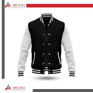 Vestes Lettermen légères et confortables avec fermeture éclair décontractées grande taille de haute qualité pour hommes Veste de baseball universitaire en plein air pour hommes - Product Image 2