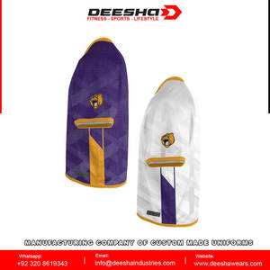 Maillots de crosse à manches courtes réversibles de performance pour hommes personnalisés imprimés vêtements de sport - Product Image 4