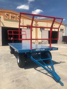 HIGH QUALITY 6 TONS ROUND BALE PLATFORM TRAILER MACHINE - Product Image 4