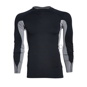 ชุดป้องกันผดผื่นสำหรับผู้ชายชุดป้องกันผื่นคันสีขาวมีแผ่นกันผดผื่นป้องกัน UV แห้งเร็วโลโก้ตามสั่ง - Product Image 4