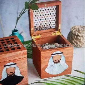 Brûleur d'encens en bois et mère de perle, tendance, madkhan bakhoor, pour Ramadan et Eid, pour les affaires des états-unis, nouvelle collection - Product Image 2
