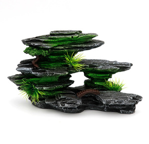 Réservoir de poissons En Pot Plantes Accessoires <span class=keywords><strong>Rocaille</strong></span> Arbres Ornement Décoration D'aquarium - Product Image 1
