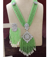 Collier personnalisé à la mode vintage en perles de quartz mélangées, magnifique, en argent 925 plaqué or, cadeau de mariage unisexe