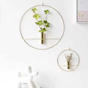 Decoración círculos pared Metal diseñador moderno China negro oro decoración Europa estilo embalaje Color Material Mamba origen hierro tipo - Product Image 1