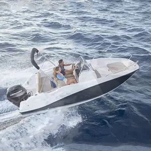 Ecocampor新型休闲焊接钓鱼6人安全乘客豪华游艇快艇