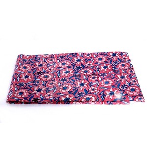 Indian Cotton Sanganeri Hand Block Print Fabric Light Weight Quilt Fabric Sewing Craft Dressing - Product Image 5