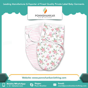 <b>Baby</b> <b>Comfort</b> <b>Blanket</b> Custom Made Bottom Price Adjustable Swaddle Wrap with Private Label OEM/ODM Available - Product Image 3