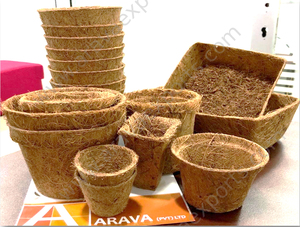 Eco Friendly Coir <strong>Pots</strong> Bio-degradable at the Lowest Price