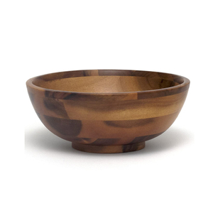 Bol de service alimentaire en bois, fait à la main, vente en gros/de haute qualité, pour hôtel et maison par axion, accessoires de maison - Product Image 1