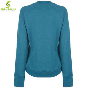 Sweat-shirt à double couche pour hommes, confort léger, tricoté, artisanal avec des garnitures côtelées et une doublure en molleton, pour le cou - Product Image 2