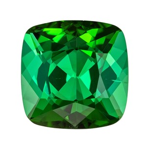 พลอยพลอยอัญมณีสีเขียวทัวร์มาลีนเจียระไนแบบเหลี่ยมเพชรพลอยหนา9มม. รับประกันคุณภาพสูงได้รับการรับรองจากผู้ผลิต - Product Image 1
