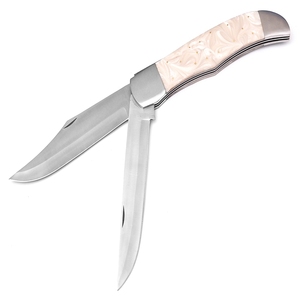 Xyj couteau pliant géant à double lame, couteau pliable géant fait à la main de 12 pouces de longueur fermé (smk1603) - Product Image 1