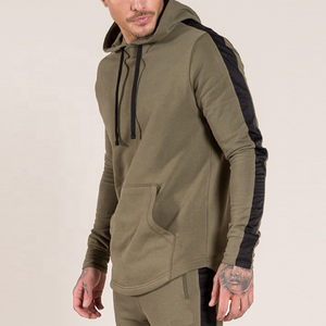 Nouveau design de mode pour logo personnalisé coton uni gym hommes survêtement haute qualité à manches longues survêtement vêtements d'hiver survêtements - Product Image 6
