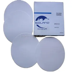 200 feuilles de papier filtre quantitatif, rond, pour laboratoire, plante chimique, papier de filtre quantitatif, 20x50cm