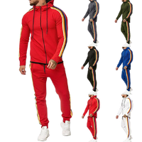 Ensemble de survêtement décontracté d'hiver pour homme, deux pièces, grande taille, avec sweat à capuche uni et pantalon harem léger