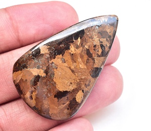 Bronzite-cabujones de bronce para joyería, piedras preciosas de color marrón, para todo tipo de joyería, mezcla de formas para el diseño de joyería, precio al por mayor - Product Image 5