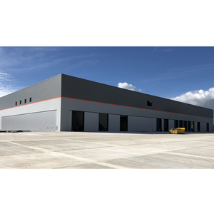 Lưu Trữ Hiện Đại Đổ Prefab Nhà Để Xe Kim Loại Kho Xây Dựng Với Sandwich Panel Vật Liệu - Product Image 5